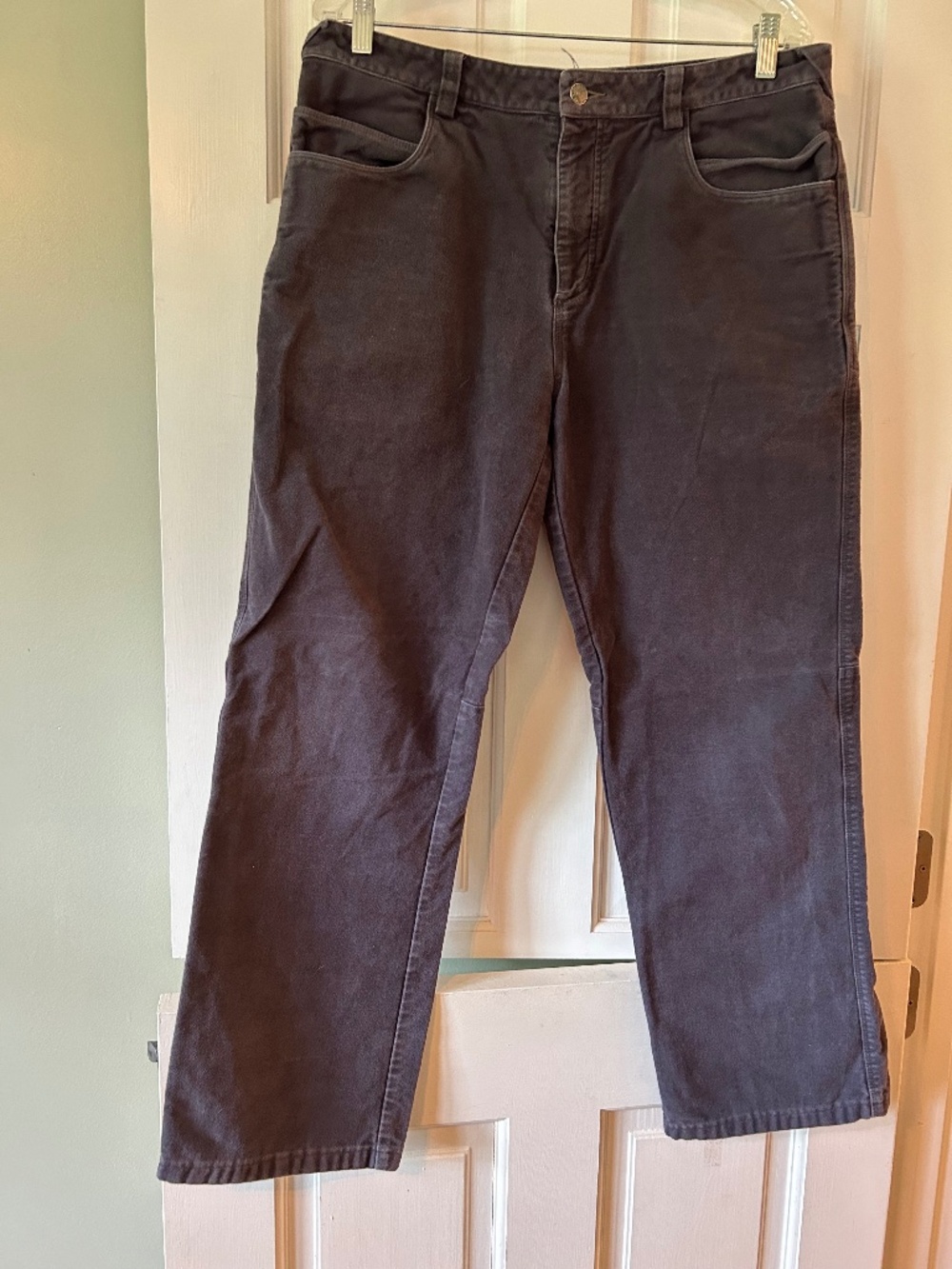 IBEX ORGANIC COTTON MOLESKIN (?) MEN'S PANTS SIZE 34